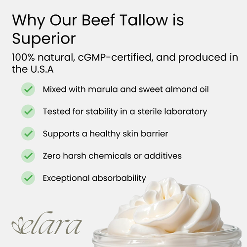 Beef Tallow Skin Moisturizer Lavender