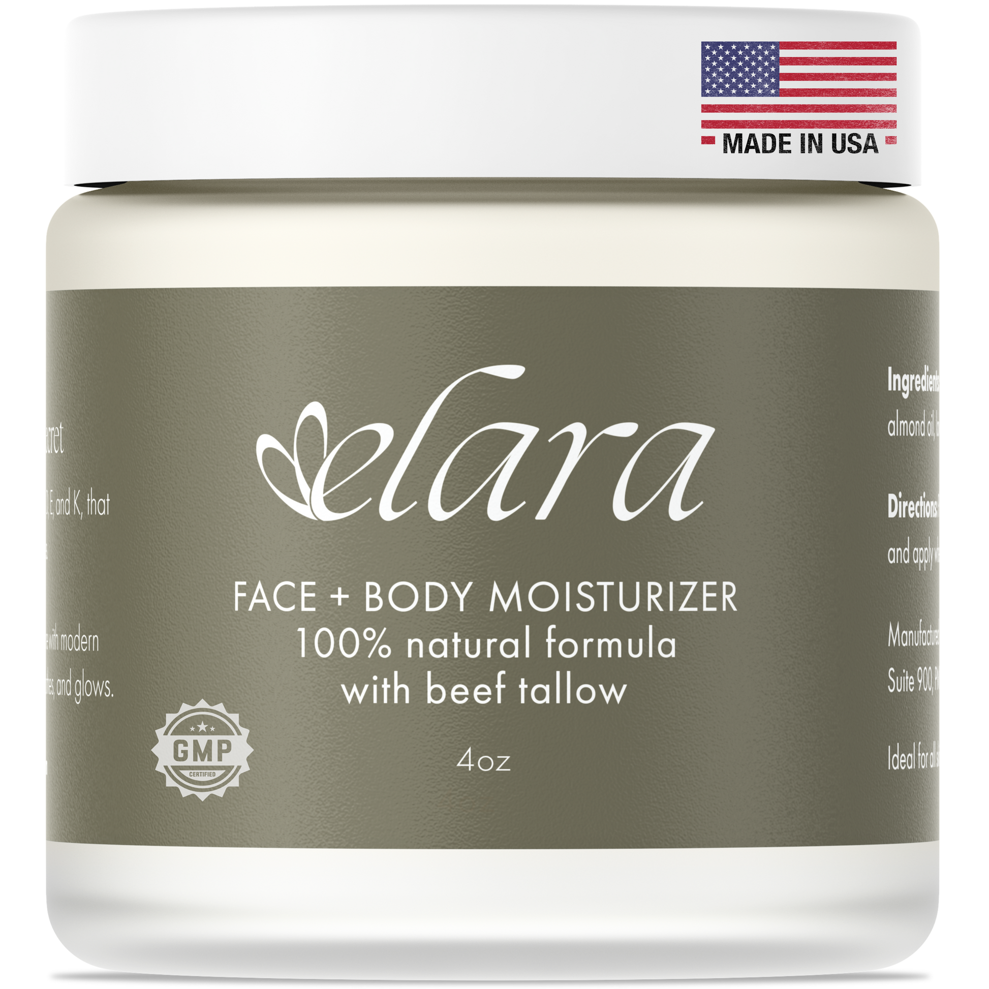 Beef Tallow Skin Moisturizer Lavender