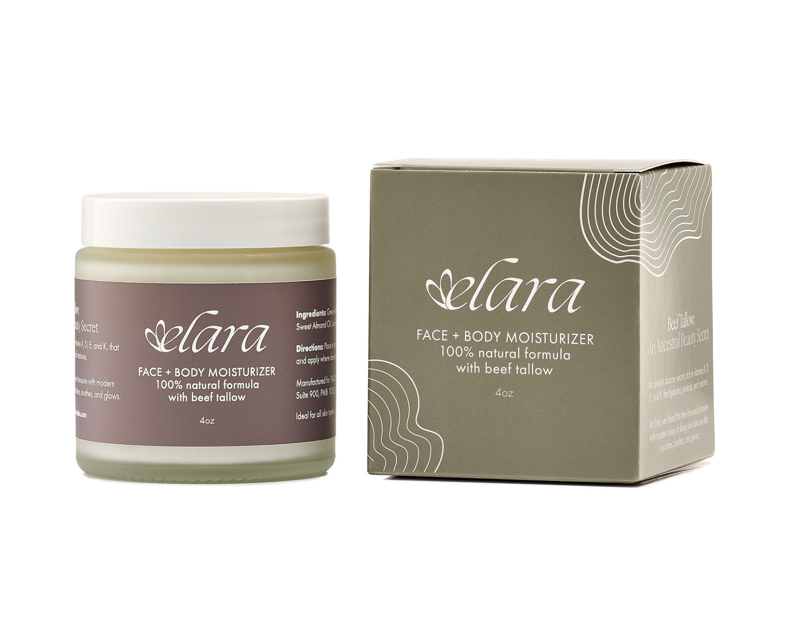 Beef Tallow Skin Moisturizer Lavender